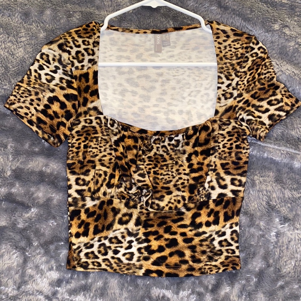 Cheetah Print Crop Top